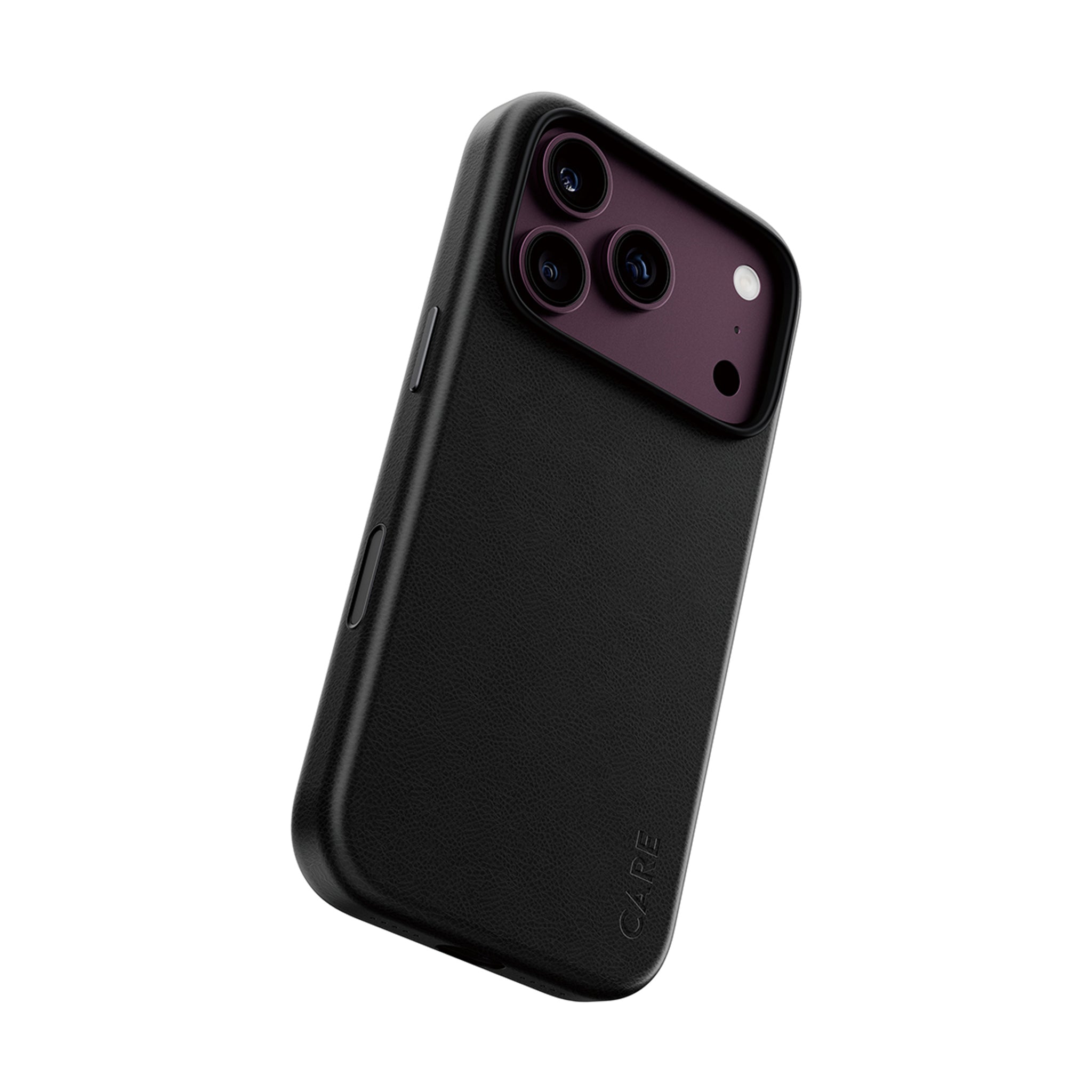CARE™ by PanzerGlass® Solo Vegan Leather Case Sort m. MagSafe iPhone 18 Pro | 17 Pro